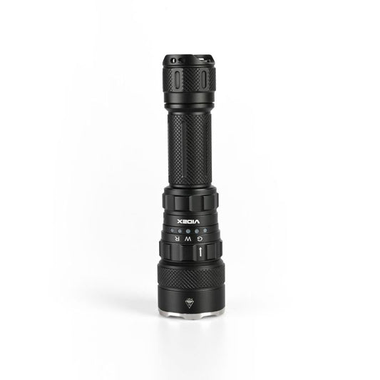 Tactical LED Flashlight VIDEX VLF-AT255RG 2000 Lm 5000K – official image 2