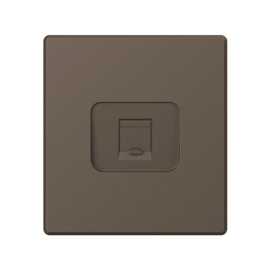 VIDEX NOTA Single CAT6e Data Socket – Mokko – image 2