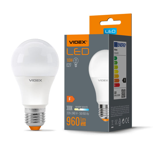 VIDEX A60 LED-pirn 10 W E27, 3000 K