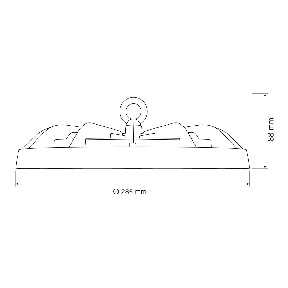 VIDEX HBe04-150CW high bay light 150W white — official view 14