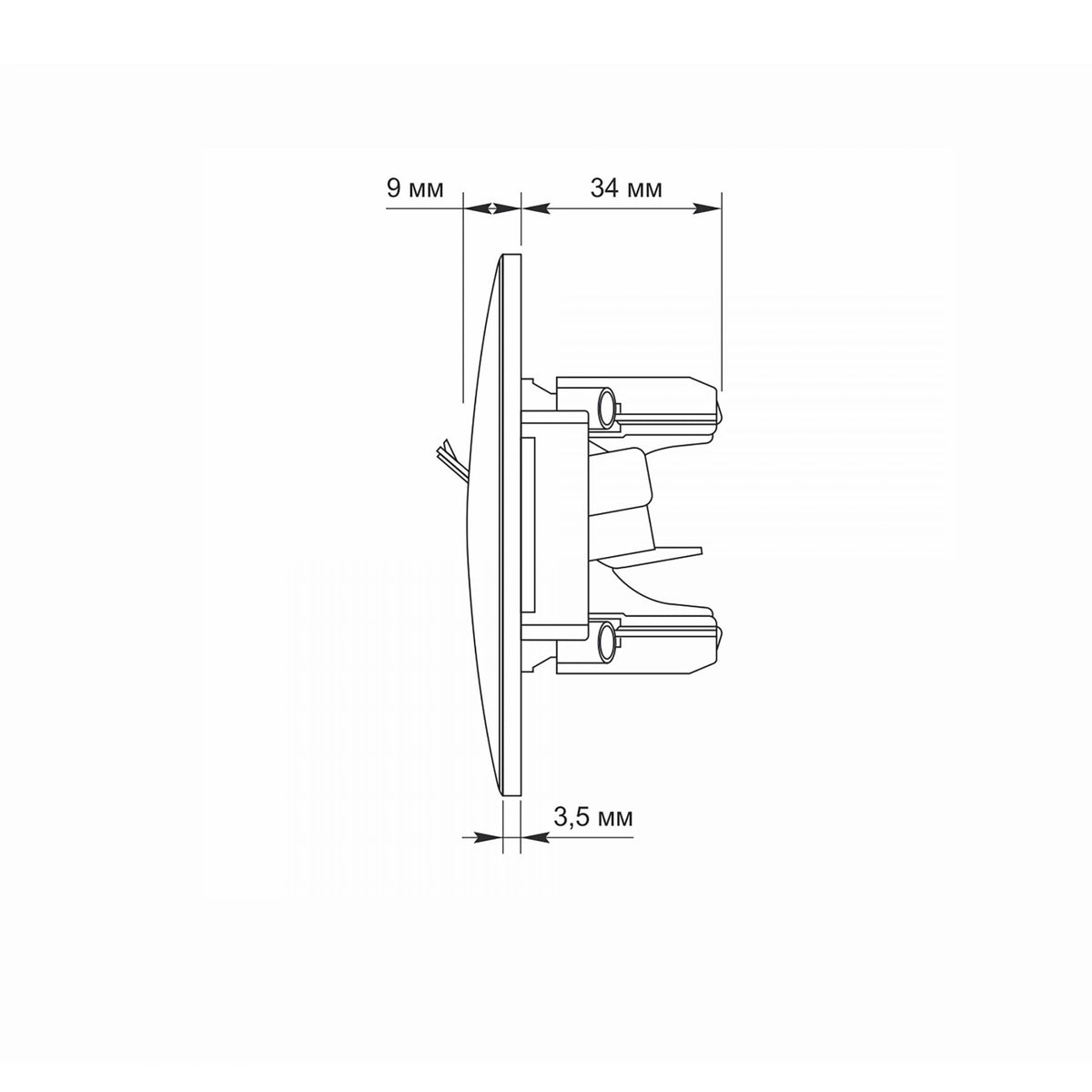 VIDEX BINERA CAT6 socket single computer Black Graphite – image 6