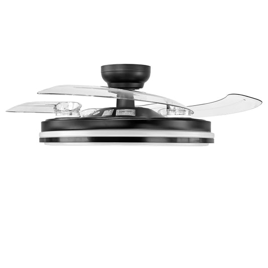 LED Ceiling Light with fan VIDEX CLF01 60W 3000K-4200K-6000K 230V Black Index: VL-CLF01-60CB - image 2