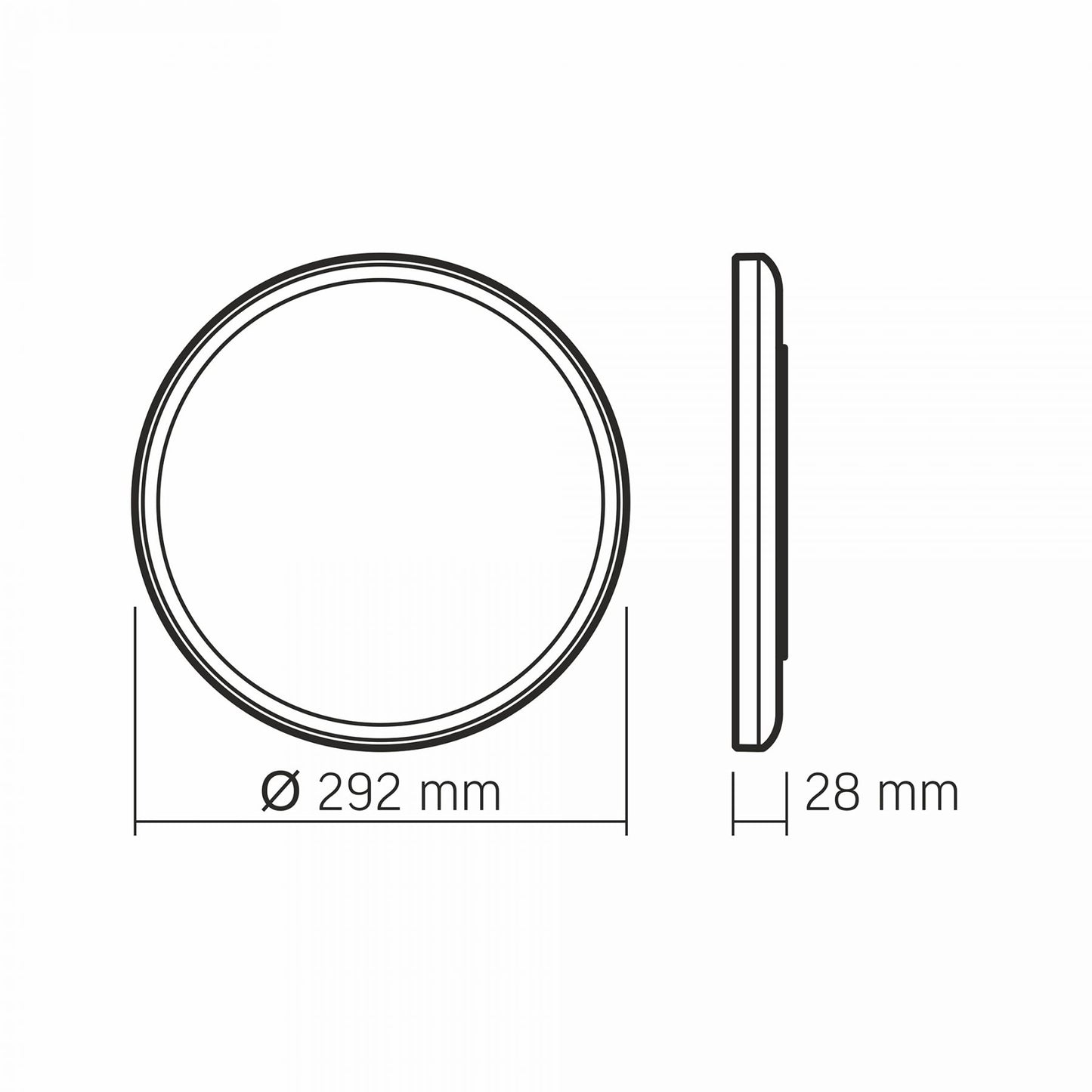 VIDEX VL-DL3R-184W ceiling light