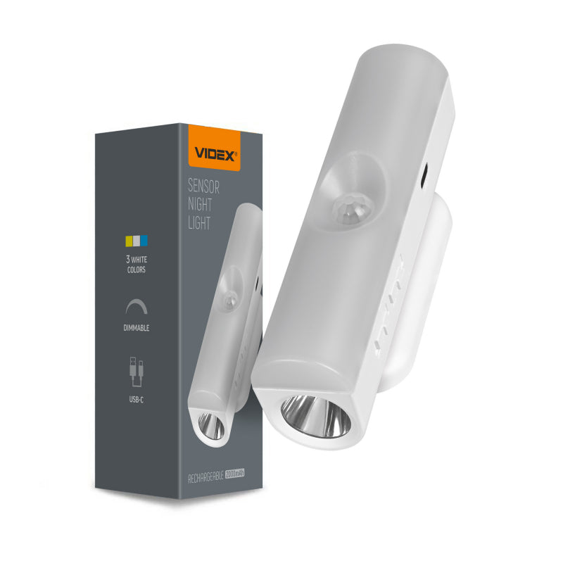 Laetav LED-öövalgusti liikumisanduriga VIDEX VL-NL108W