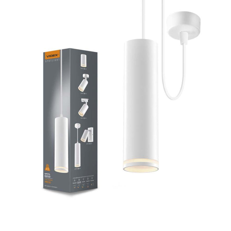 Rippvalgusti VIDEX-GU10-TATUM-WHITE