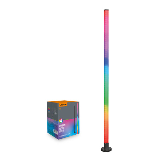 VIDEX VL-TF20B-RGB LED floor lamp / LED-põrandalamp – black / must, view 1