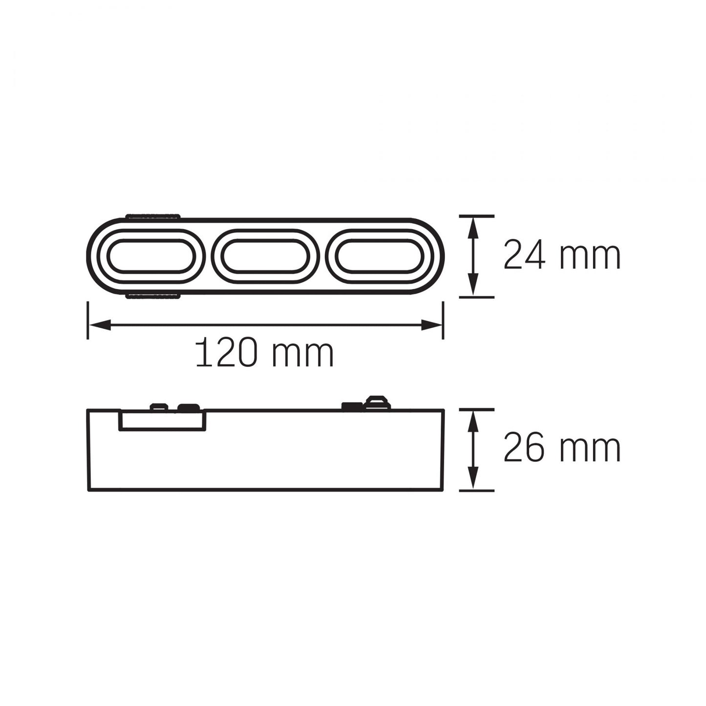 VIDEX LD13B magnetic track light - official product image 9