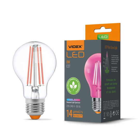 VIDEX A60 LED-taimepirn 8 W E27, 1200 K