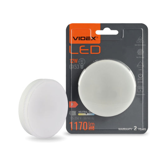 VIDEX GX53 LED-pirn 12 W, 4000 K