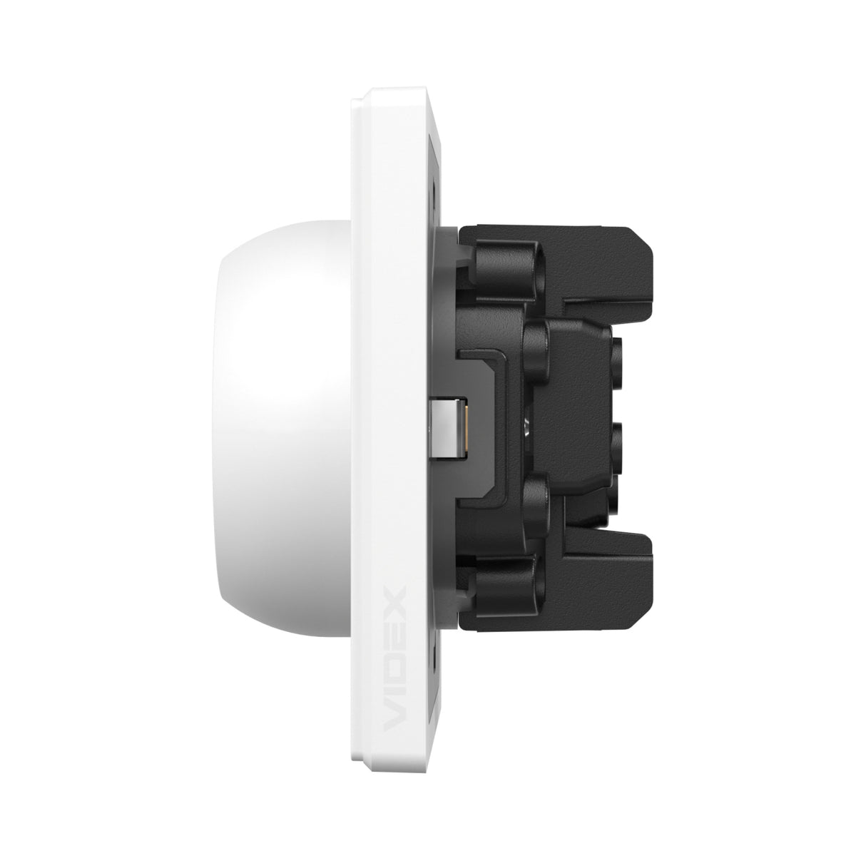 VIDEX NOTA Double Schuko Socket – White Matte – image 3