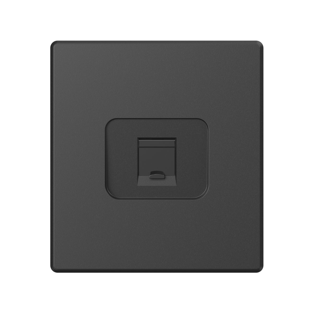 VIDEX NOTA Single CAT6e Data Socket – Coal Black – image 2