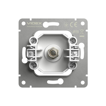 VIDEX NOTA Single TV Socket – Grey Graphite – image 4