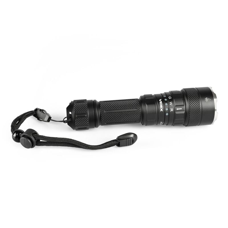 Tactical LED Flashlight VIDEX VLF-AT255RG 2000 Lm 5000K – official image 7