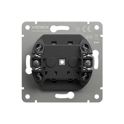 VIDEX NOTA Single Socket without Grounding – Mokko – image 4