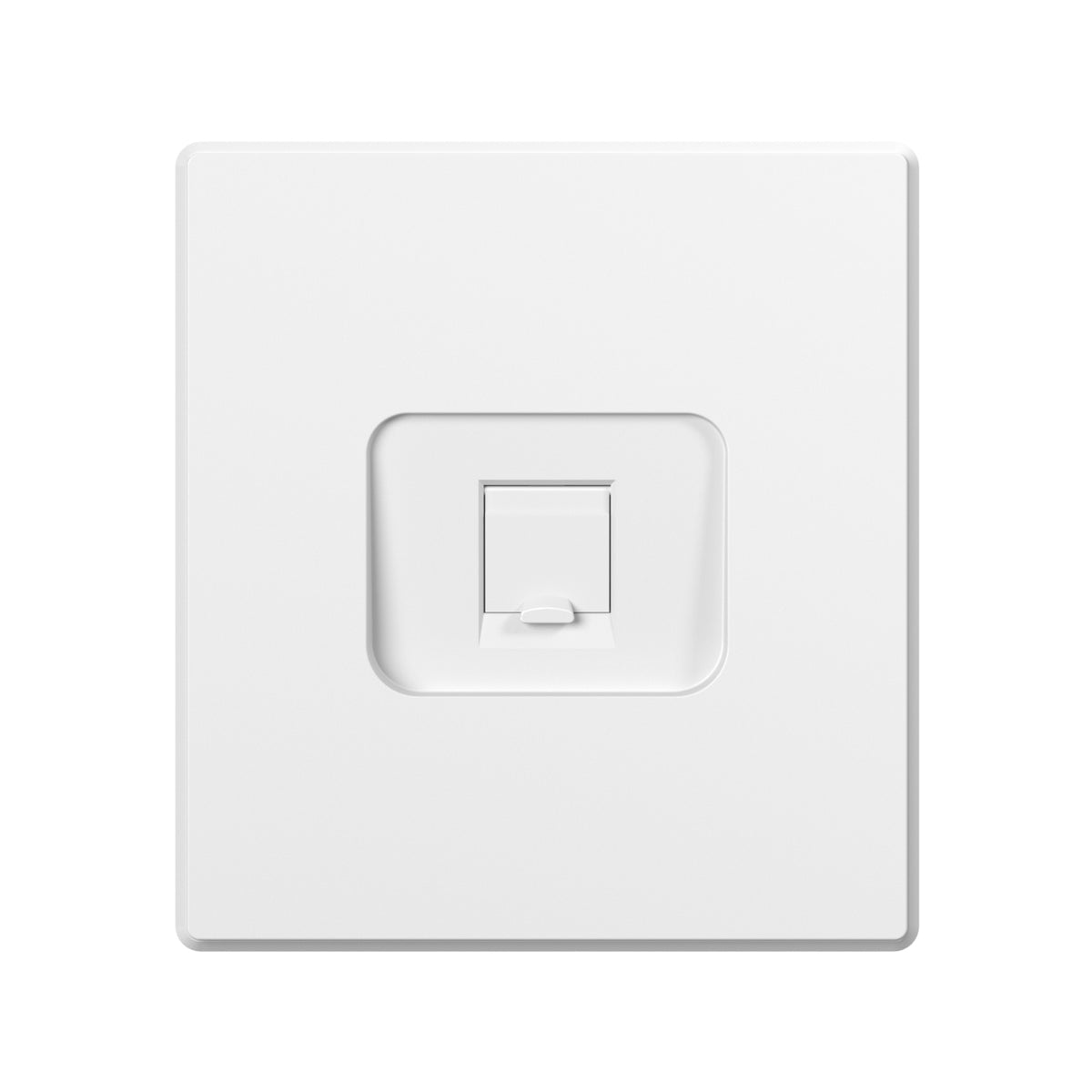 VIDEX NOTA Single CAT6e Data Socket – White Matte – image 2