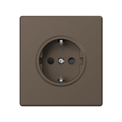 VIDEX NOTA Single Schuko Socket – Mokko – image 2