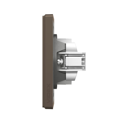 VIDEX NOTA Single TV Socket – Mokko – image 3