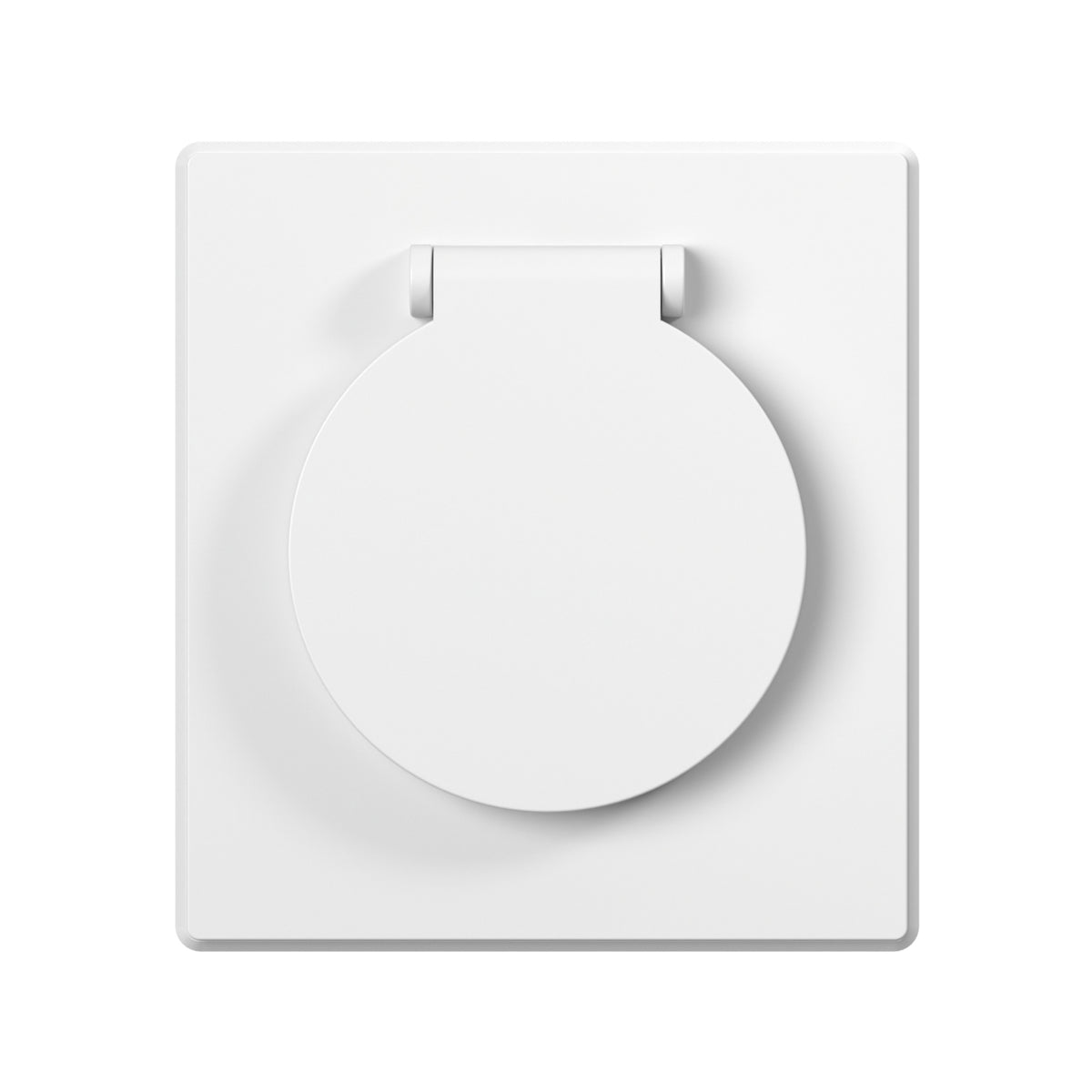 VIDEX NOTA Single Schuko Socket with Cover – White Matte – image 3