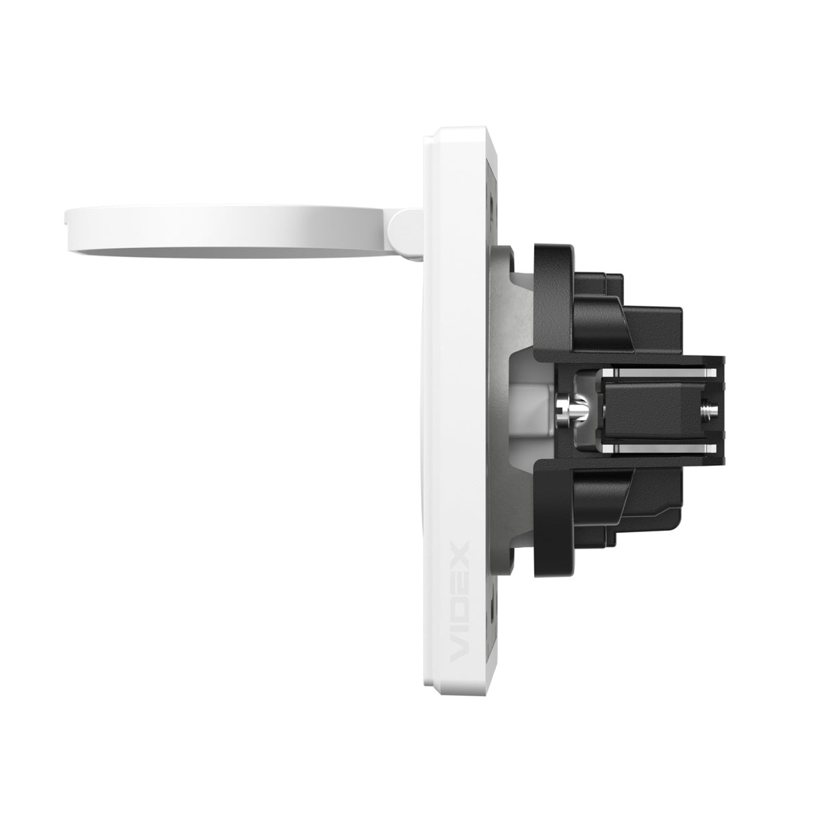 VIDEX NOTA Single Schuko Socket with Cover – White Matte – image 4