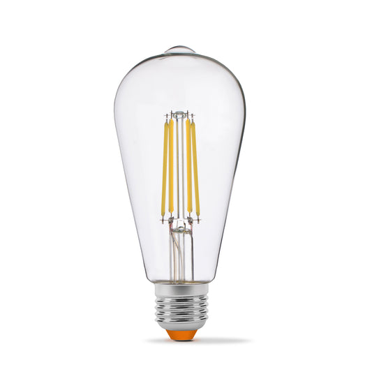 VIDEX ST64FD clear dimmable filament LED bulb