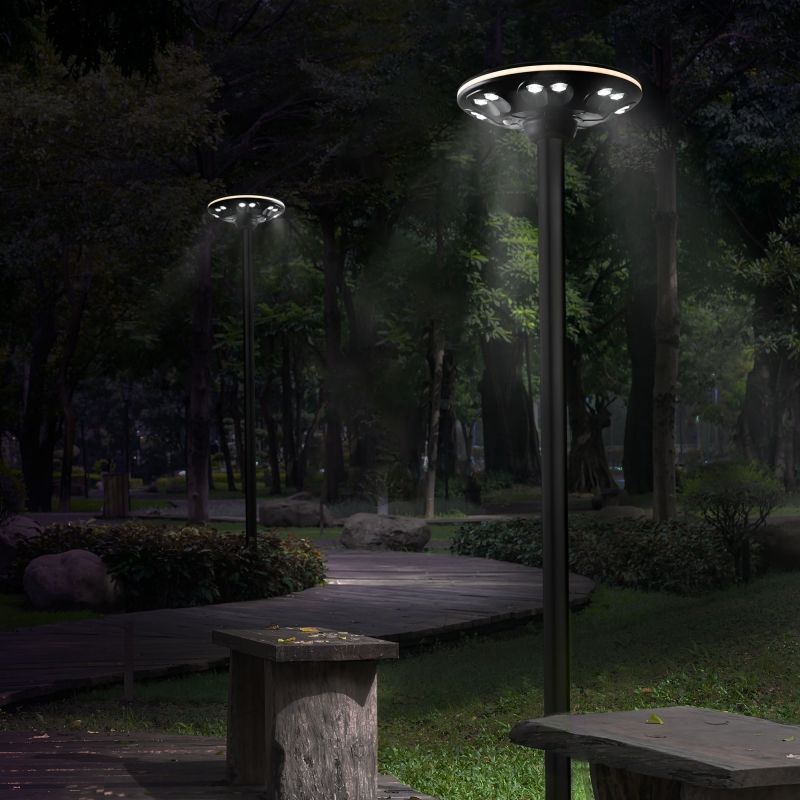 Solar Park Light VIDEX VL-GLSO-1254-S with Motion Sensor, 1400 lm, 3000 K / 5000 K - official VIDEX image 8