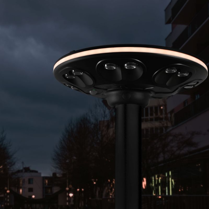 Solar Park Light VIDEX VL-GLSO-1254-S with Motion Sensor, 1400 lm, 3000 K / 5000 K - official VIDEX image 9