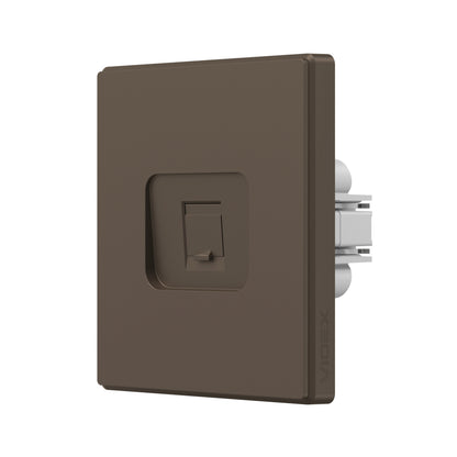 VIDEX NOTA Single CAT6e Data Socket – Mokko – image 1