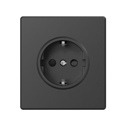 VIDEX NOTA Single Schuko Socket – Coal Black – image 2