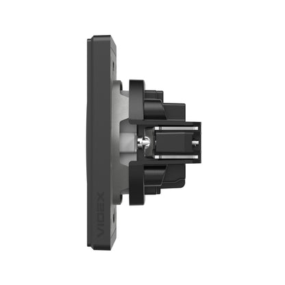 VIDEX NOTA Single Schuko Socket – Coal Black – image 3