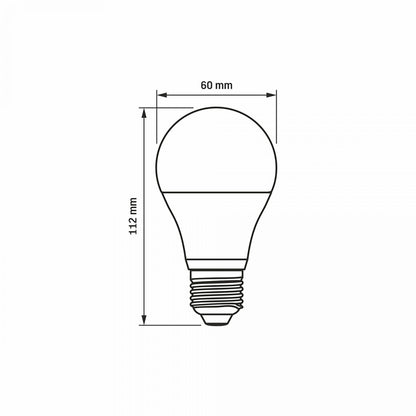 VIDEX A60 LED bulb 8 W E27, 6000 K – official product image 3