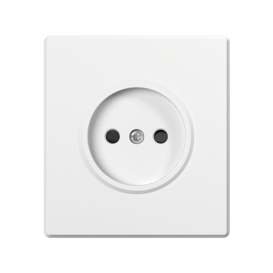 VIDEX NOTA Single Socket without Grounding – White Matte – image 2