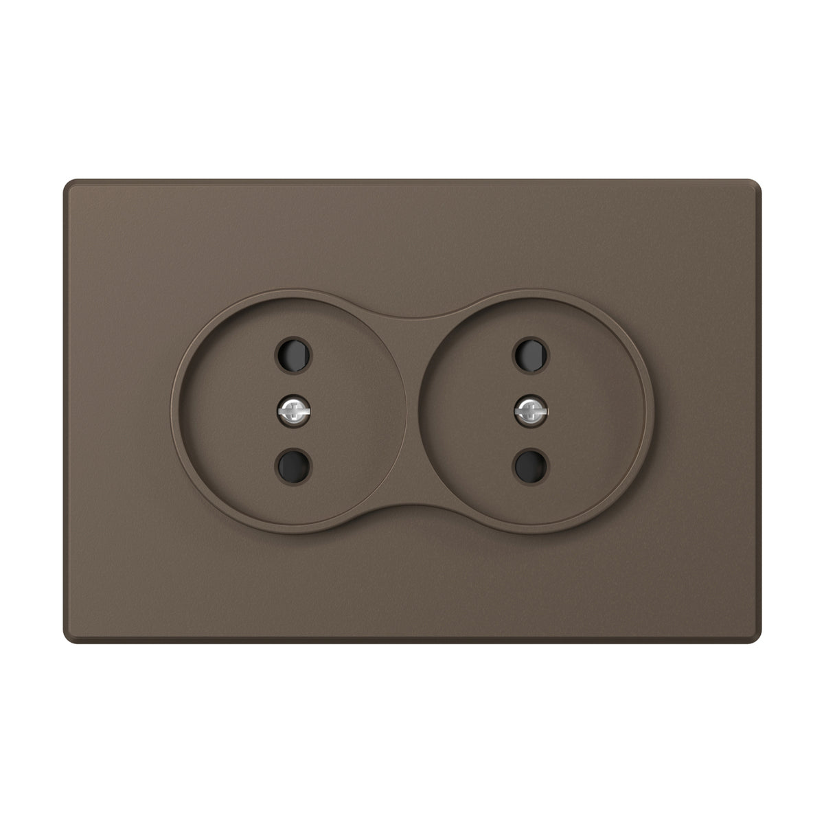 VIDEX NOTA Double Socket without Grounding – Mokko – image 2
