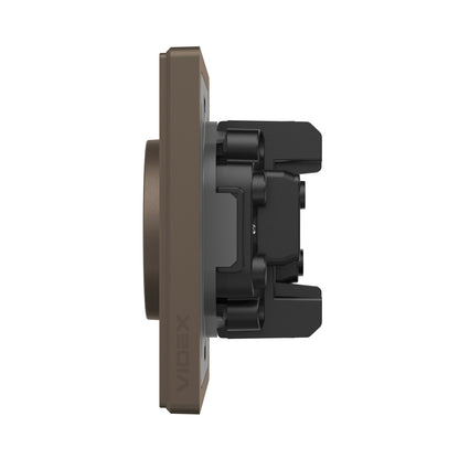 VIDEX NOTA Double Socket without Grounding – Mokko – image 3