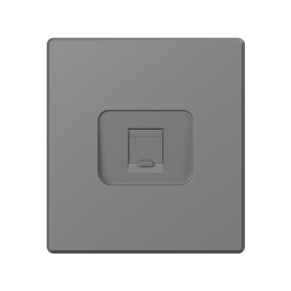 VIDEX NOTA Single CAT6e Data Socket – Grey Graphite – image 2