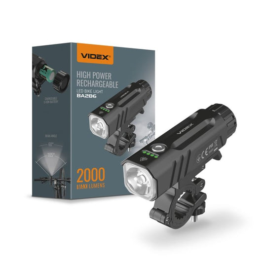 LED Bike Light VIDEX VLF-BA286 2000 Lm 5000K – official image 1