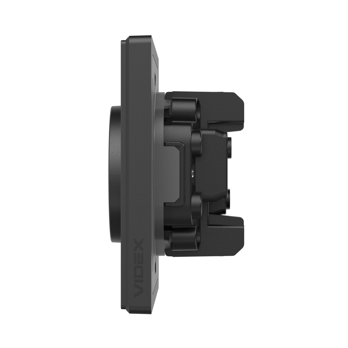 VIDEX NOTA Double Socket without Grounding – Coal Black – image 3