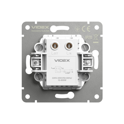 VIDEX NOTA 600 W One-Way Dimmer – Coal Black – image 4