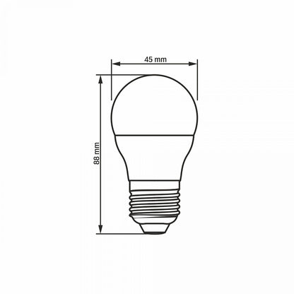 VIDEX G45 LED bulb 7 W E27, 4000 K – official product image 3
