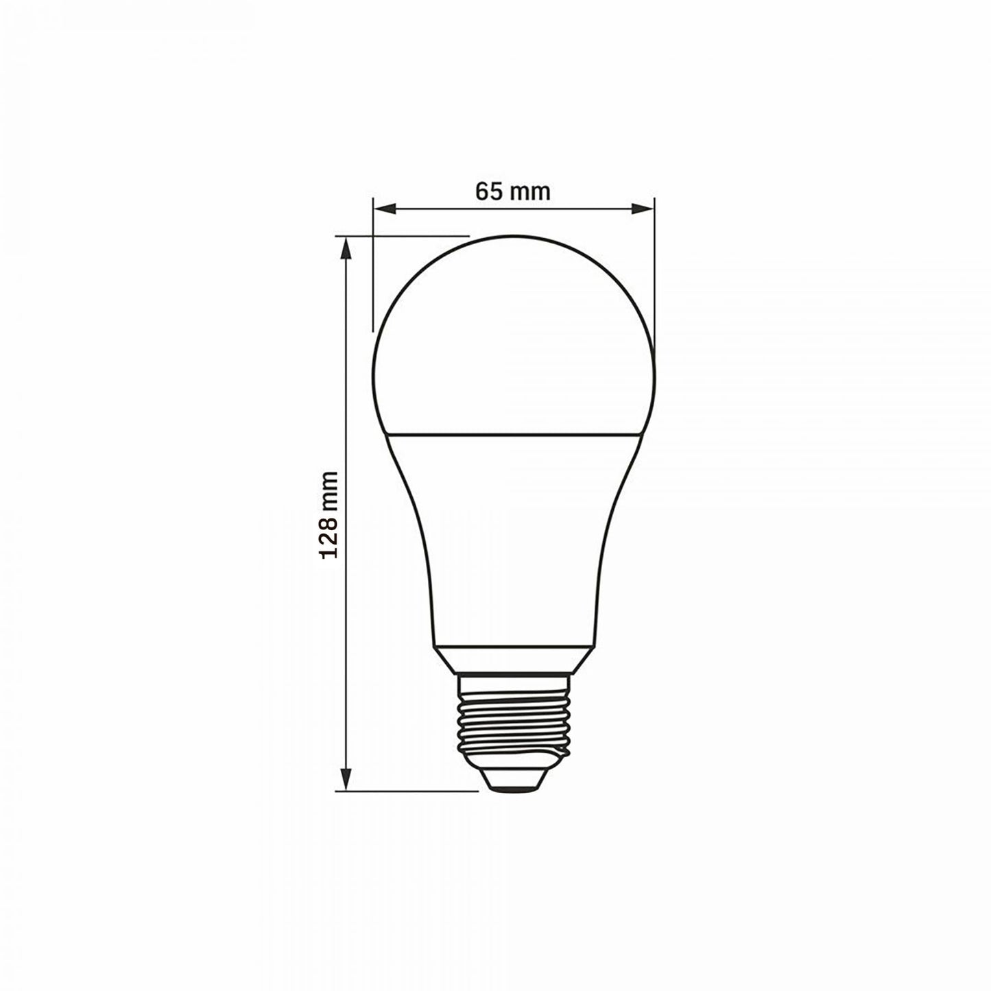 VIDEX A65 LED bulb 15 W E27, 3000 K – official product image 3