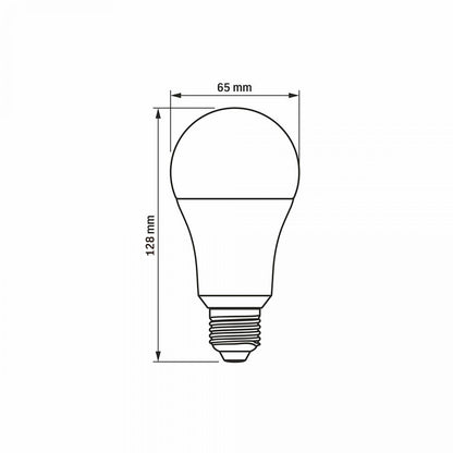 VIDEX A65 LED bulb 15 W E27, 3000 K – official product image 3
