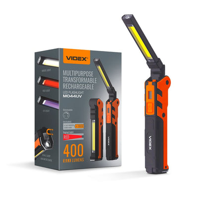 Multipurpose Rechargeable LED Flashlight VIDEX VLF-M044UV – official image 1
