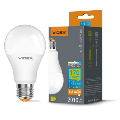 VIDEX A60h-11274 LED bulb 11.8W E27 4100K — official view 2