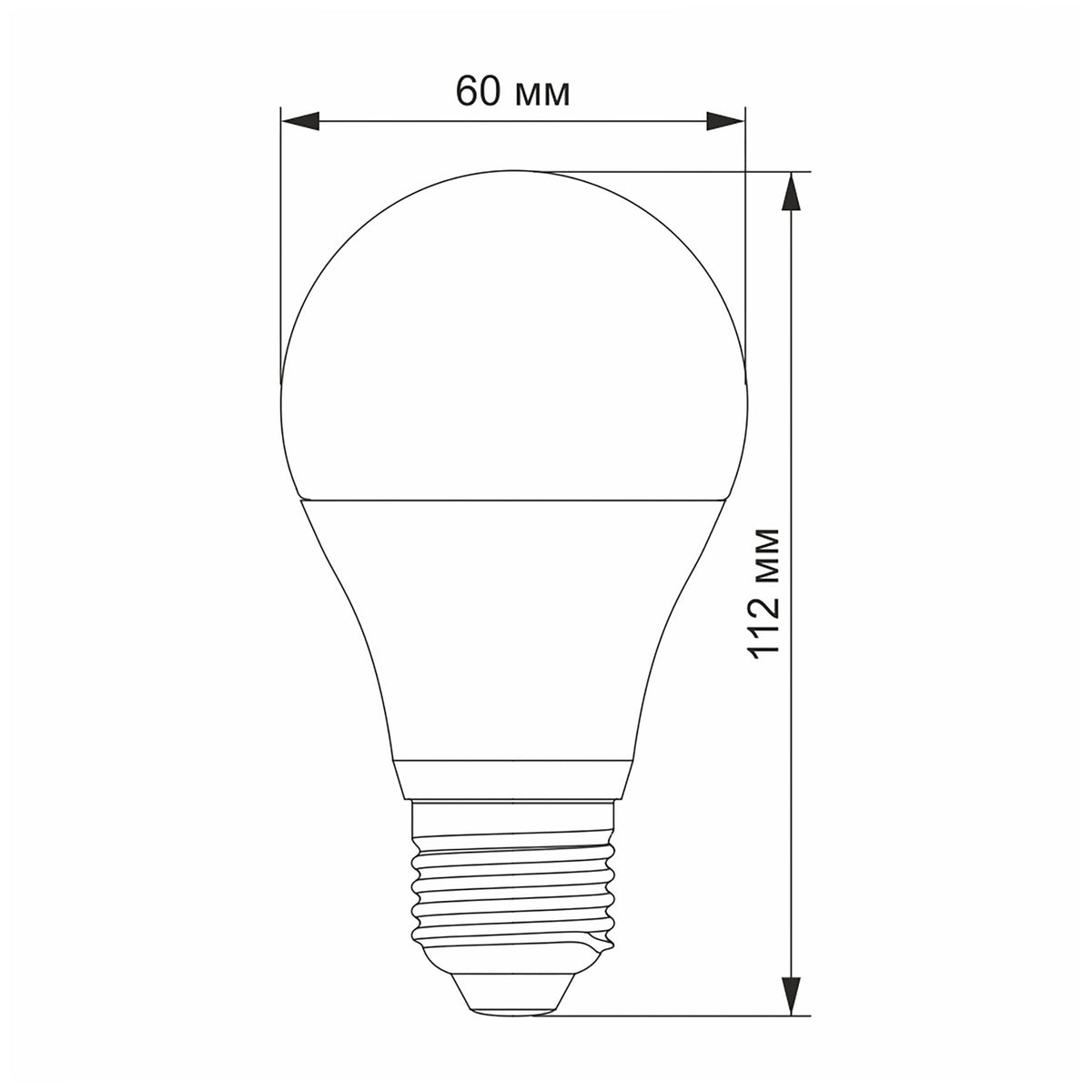 VIDEX A60h-88274 LED bulb 8.8W E27 4100K — official view 3