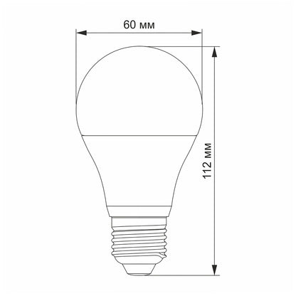 VIDEX A60h-88274 LED bulb 8.8W E27 4100K — official view 3