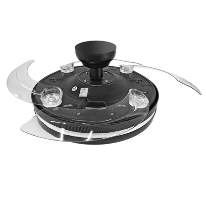 VIDEX CLF06-60CB ceiling light with fan 60W black — official view 7