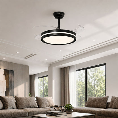 VIDEX CLF06-60CB ceiling light with fan 60W black — official view 17