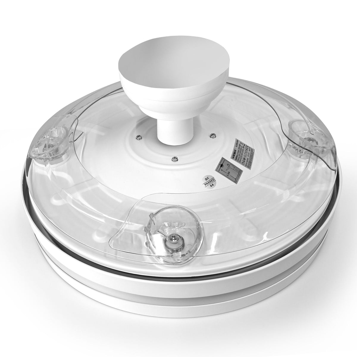 VIDEX CLF06-60CW ceiling light with fan 60W white — official view 6