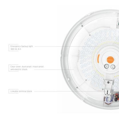 VIDEX CLR-EM300-2 ceiling light 30W white — official view 4