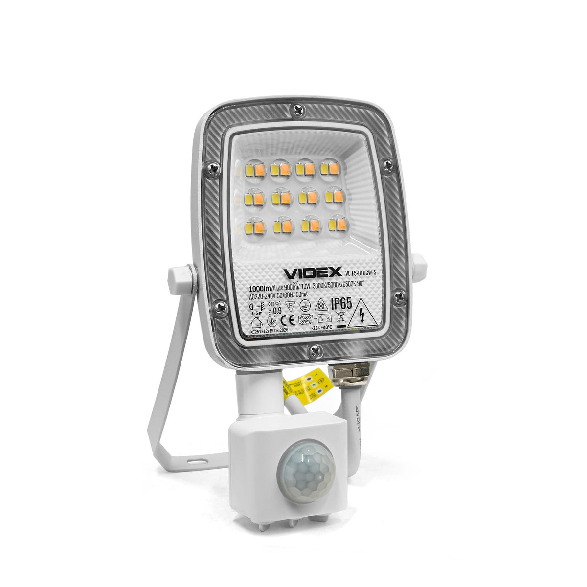 VIDEX F5-010CW-S LED floodlight 10W white — official view 3