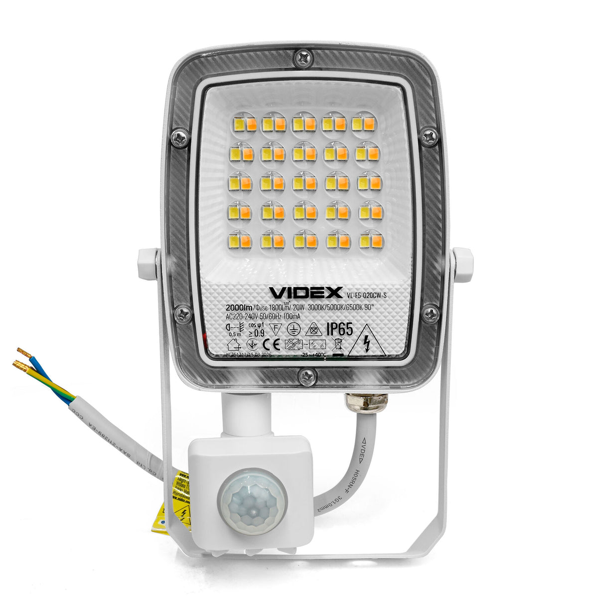 VIDEX F5-020CW-S LED floodlight 20W white — product view